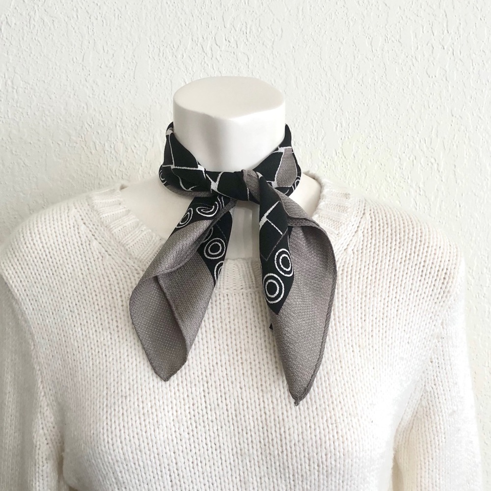 NWOT Bandanna style mini silk scarf